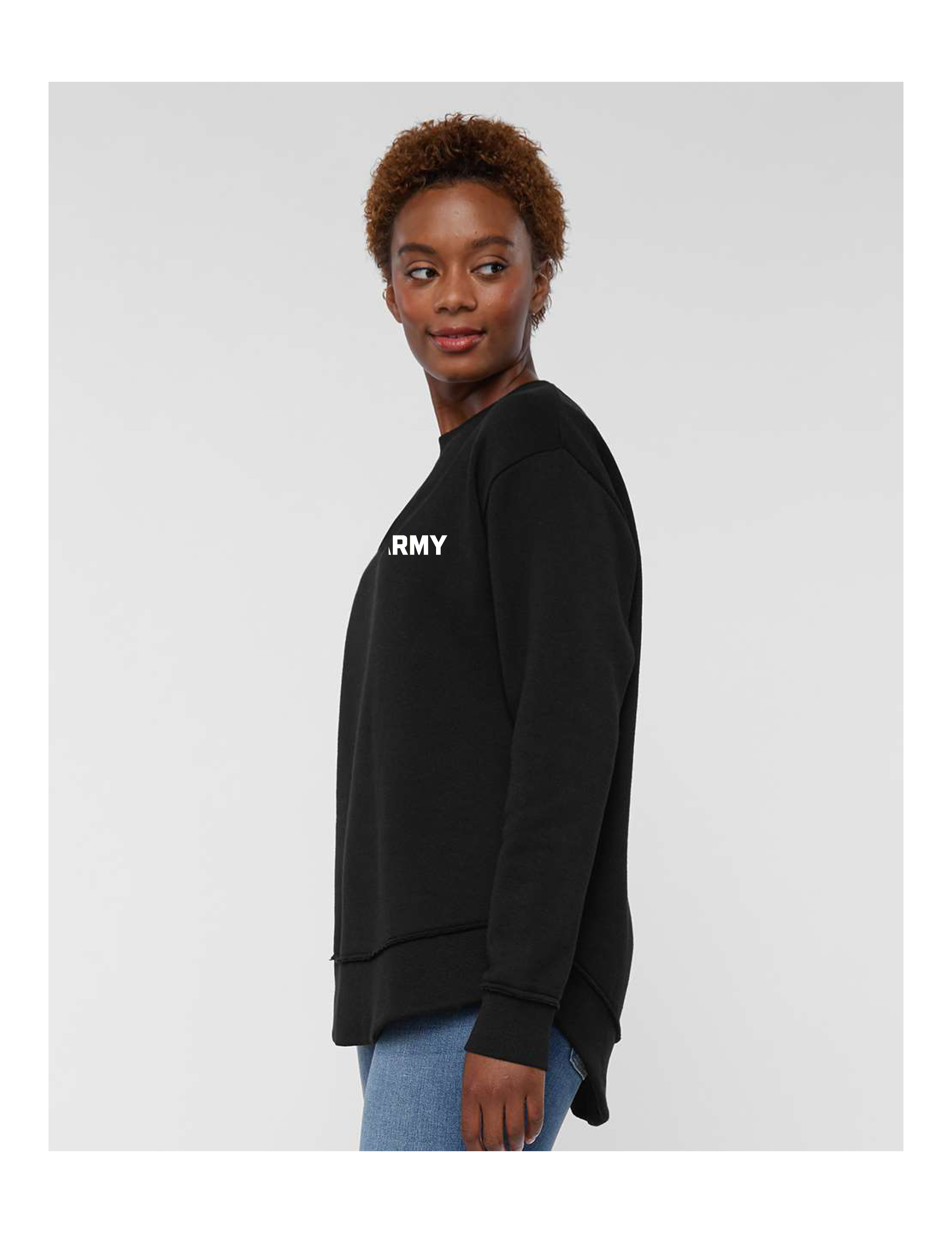 U.S. Army Ladies Tunic Sweatshirt (Black)