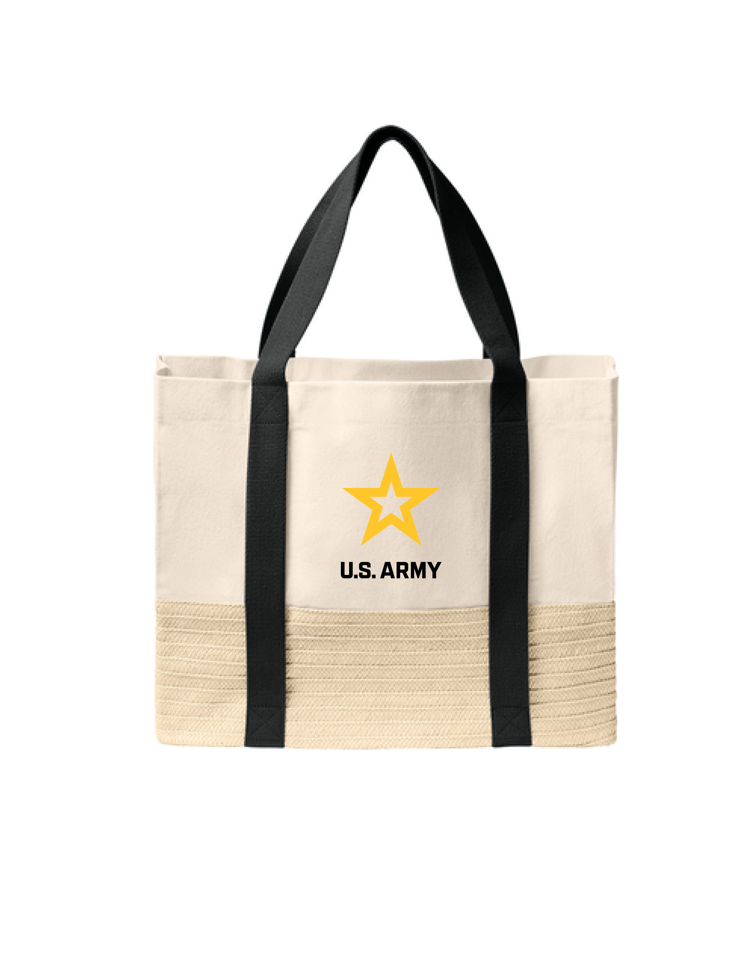 U.S. Army Straw Market Tote
