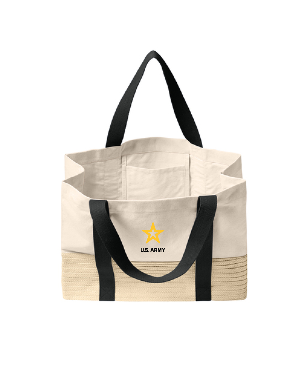 U.S. Army Straw Market Tote