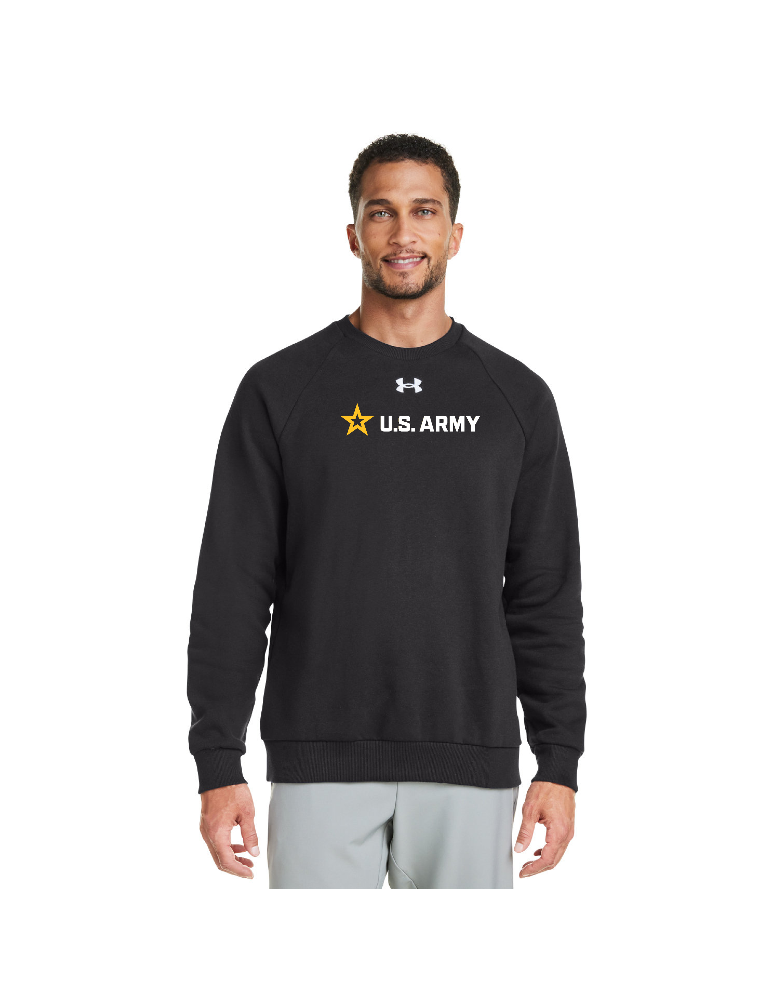 Army Under Armour Crewneck Sweatshirt (Black)