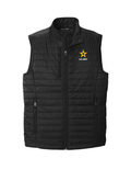 U.S. Army Packable Puffy Vest MENS (Black)