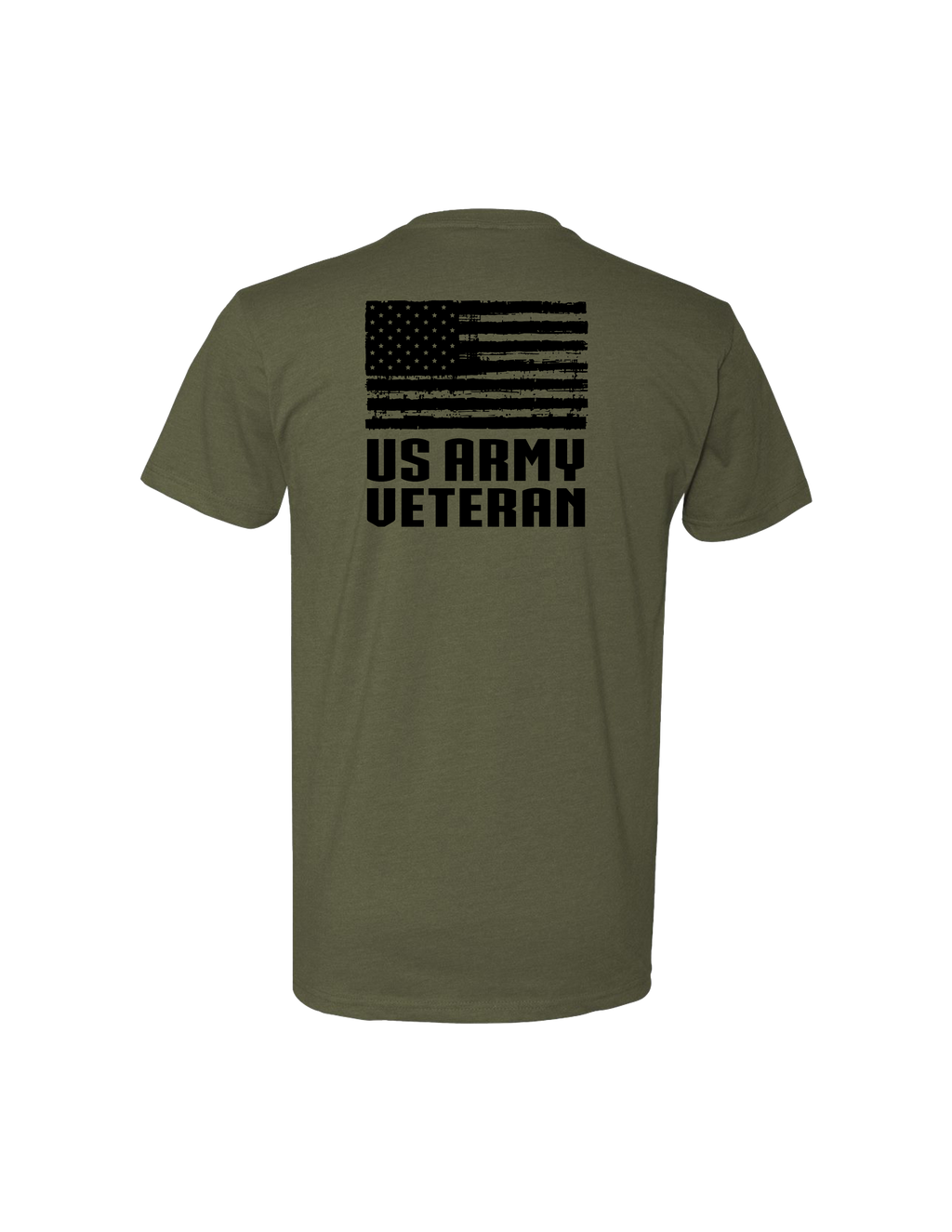 U.S. Army Veteran Flag T-Shirt (Military Green)