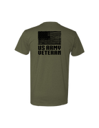 U.S. Army Veteran Flag T-Shirt (Military Green)