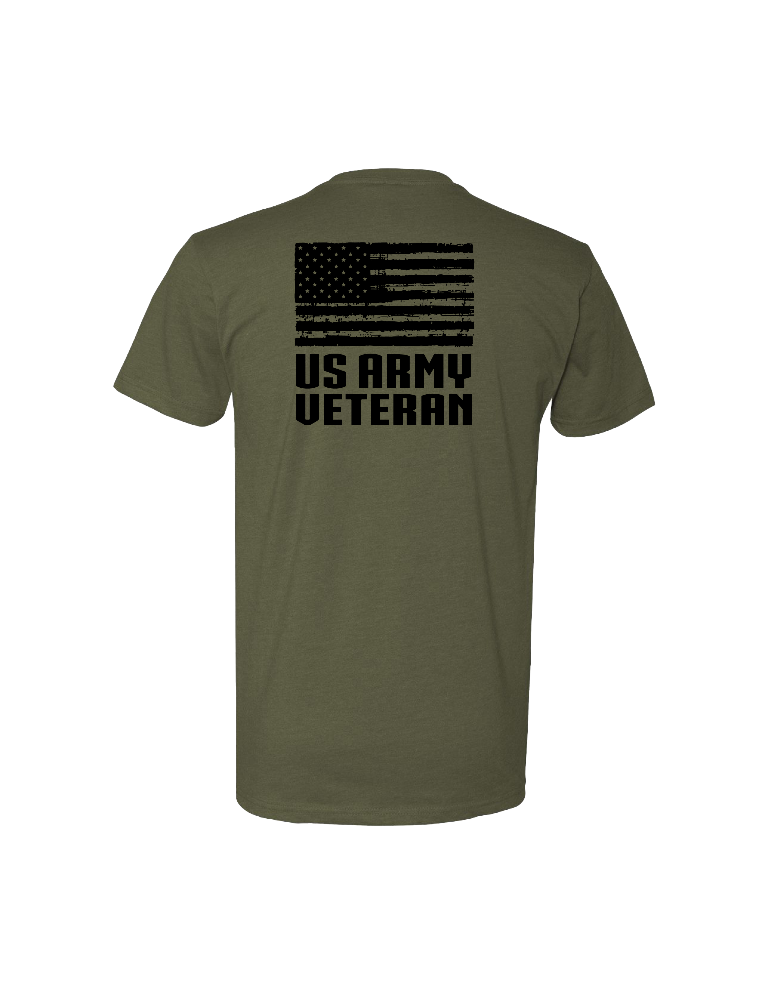 U.S. Army Veteran Flag T-Shirt (Military Green)