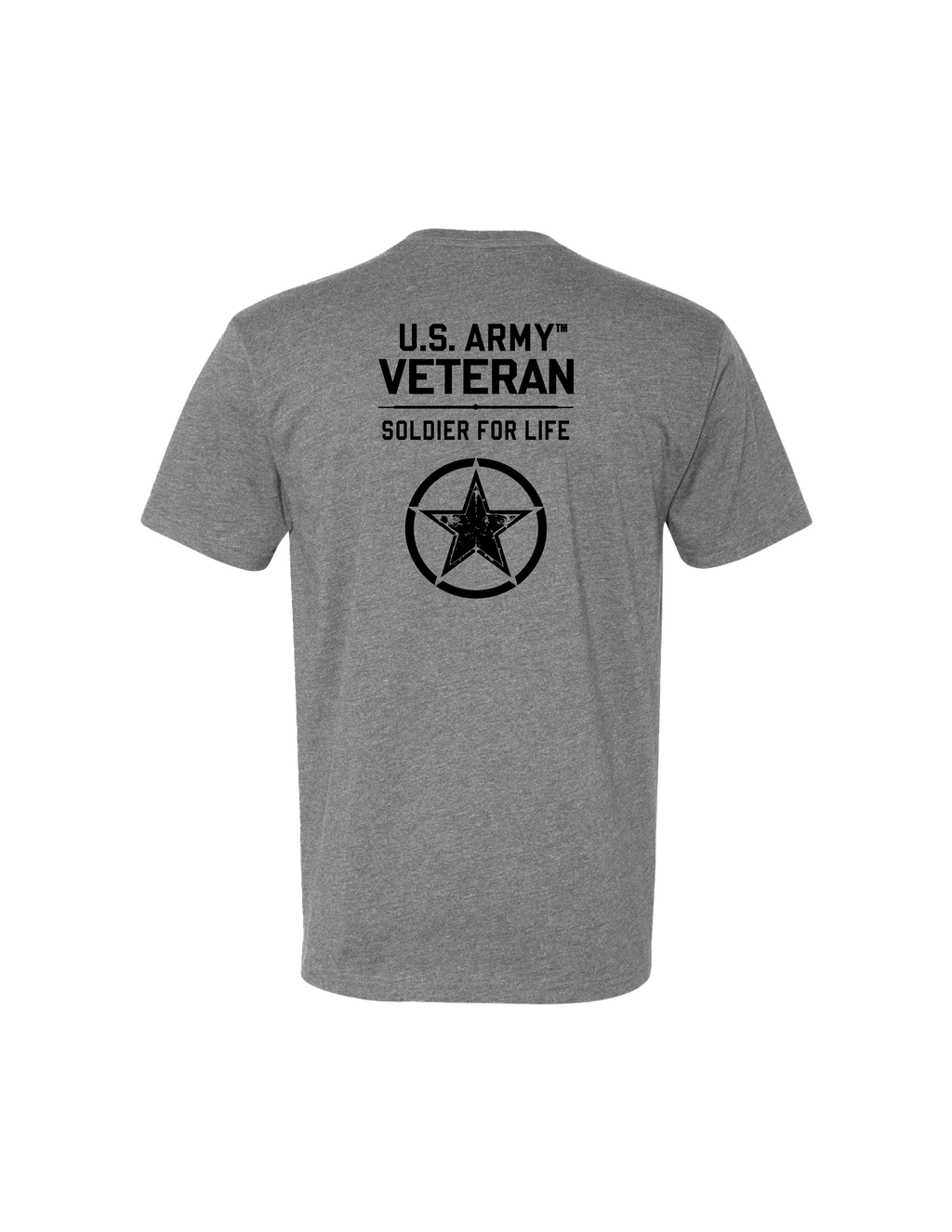 U.S. Army Veteran - Soldier for Life T-Shirt (Gray)