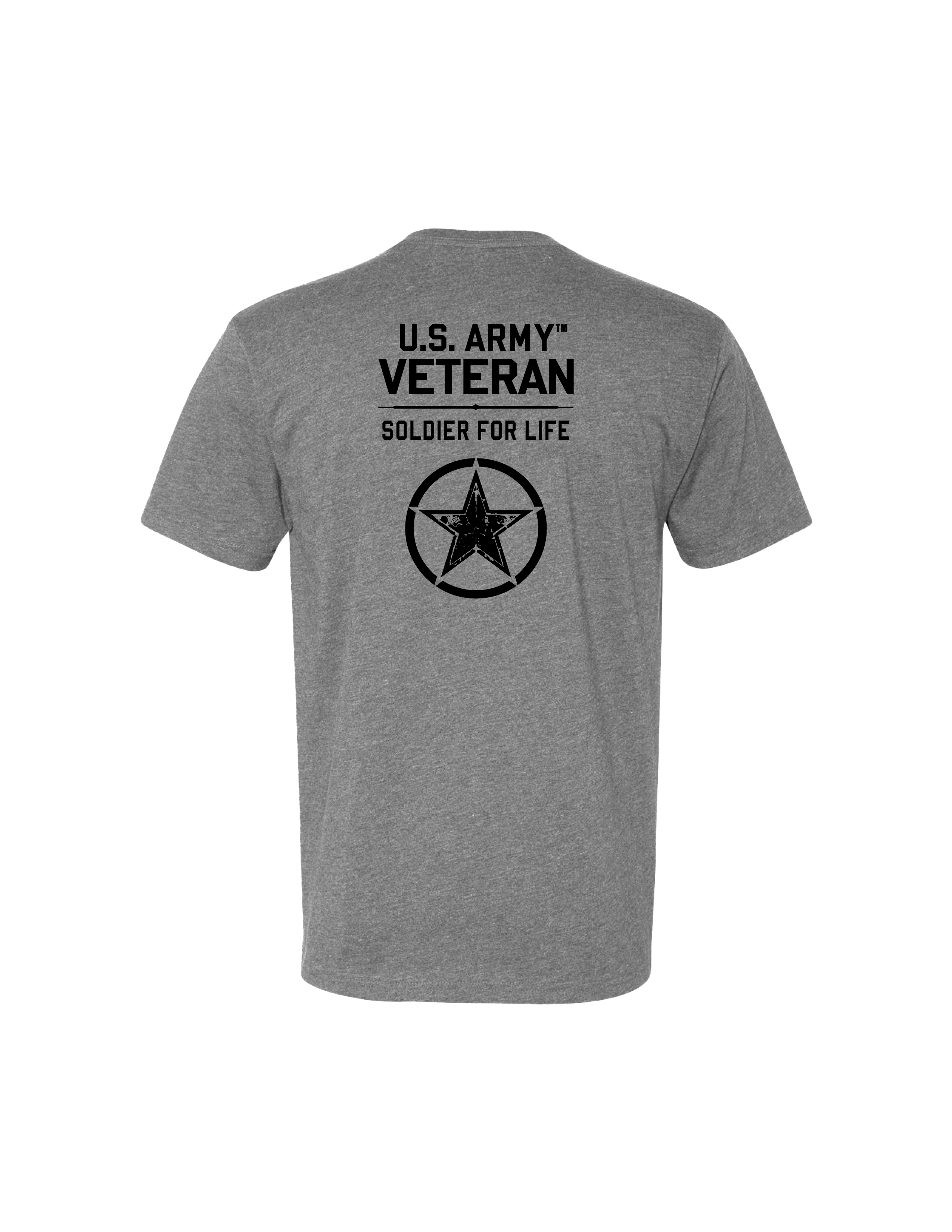 U.S. Army Veteran - Soldier for Life T-Shirt (Gray)