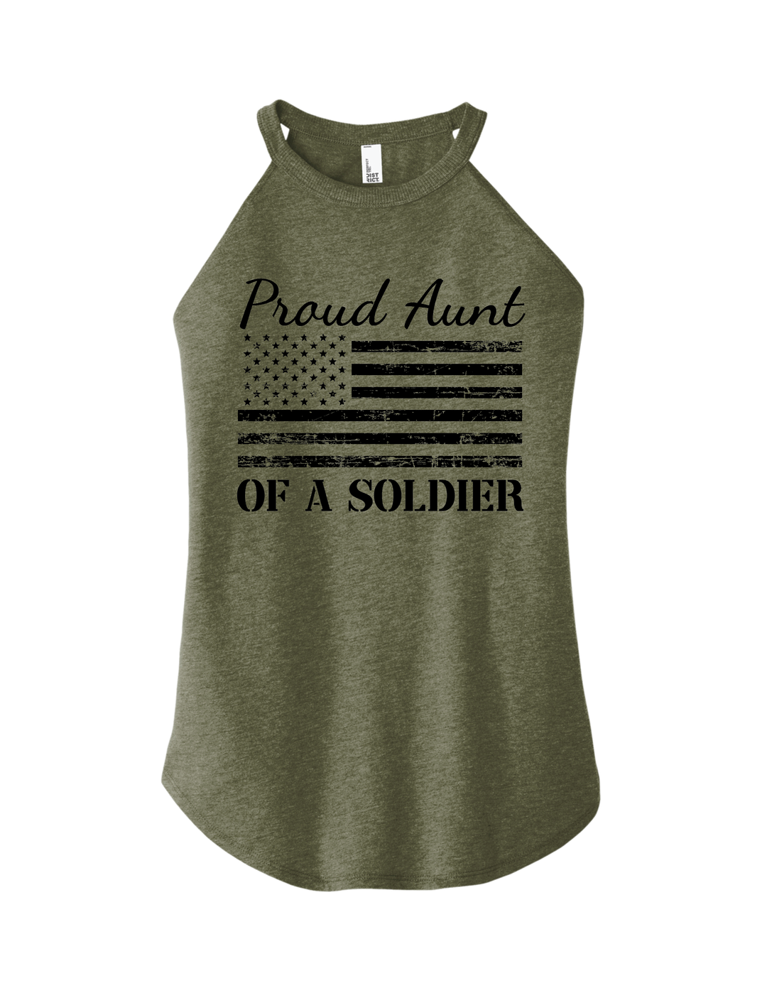 Proud Aunt of a Soldier Tank (Green)