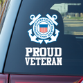 U.S. Coast Guard Veteran Vinyl Decal