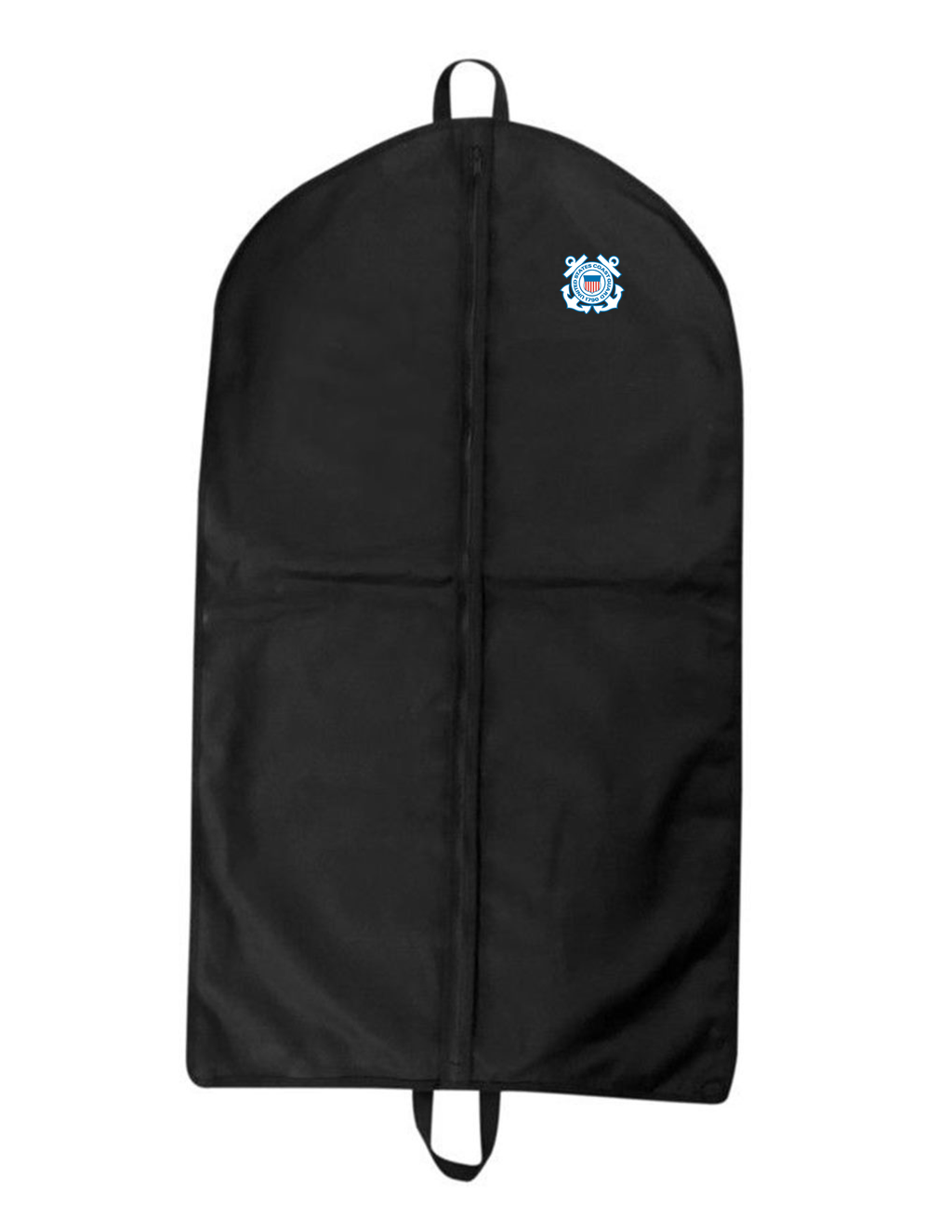 U.S. Coast Guard Embroidered Garment Bag (Black)