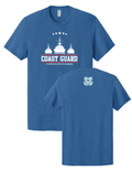 Coast Guard Fleet Graphic Tee - Retro Heather Royal