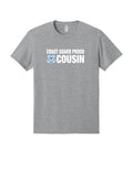 Coast Guard Proud Cousin Graphic Tee - Athletic Heather