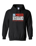 Proud Husband of a Coast Guardsman Hoodie - Black