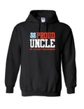 Proud Uncle of a Coast Guardsman Hoodie - Black
