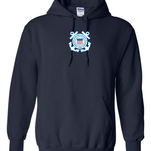 U.S. Coast Guard Logo Hoodie (Navy)