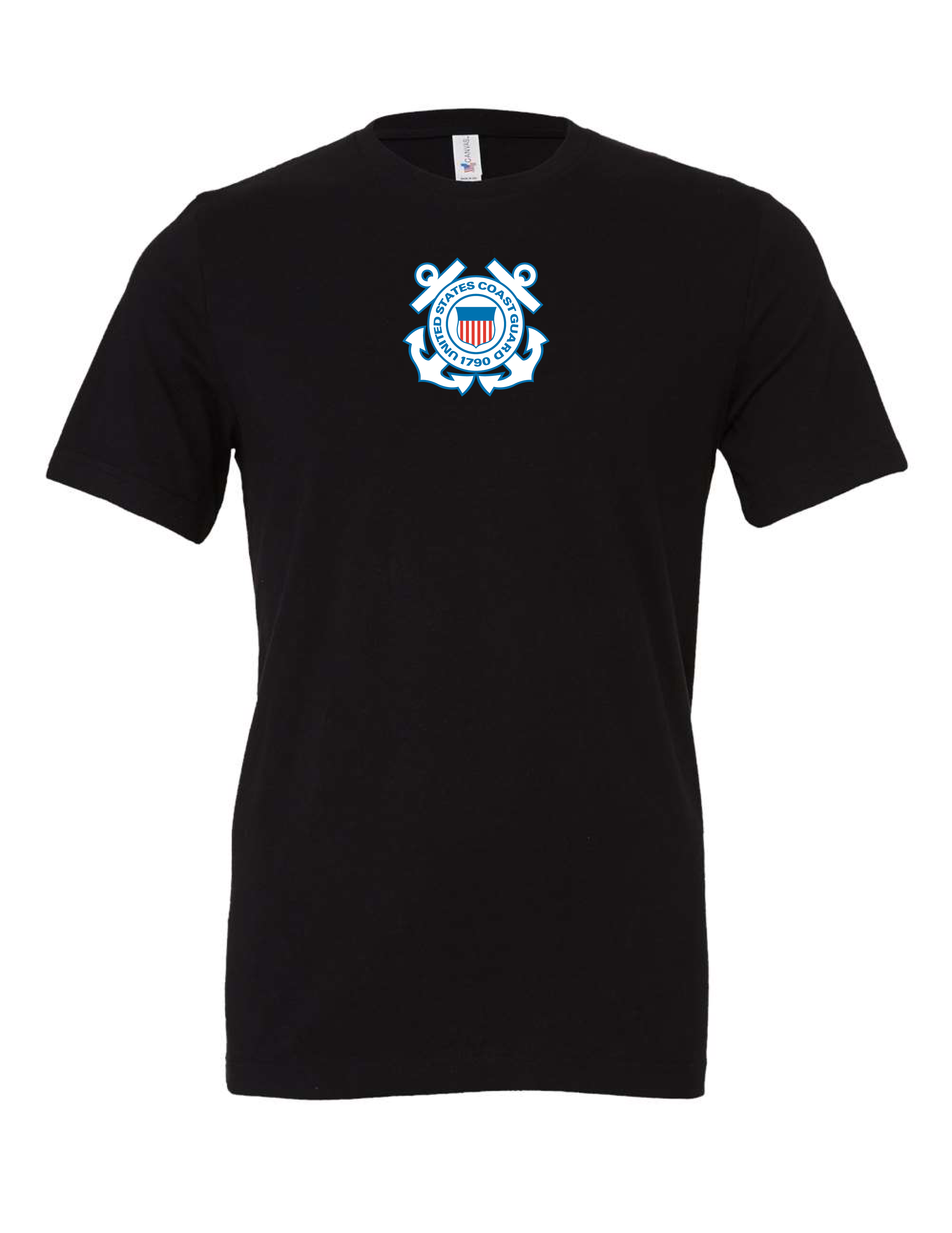 Coast Guard Logo T-Shirt (Black)