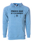 Proud Dad of a Guardsman Coast Guard Premium Hoodie (Pacific Blue)
