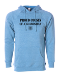 Proud Cousin of a Guardsman Coast Guard Premium Hoodie (Pacific Blue)