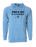 Proud Son of a Guardsman Coast Guard Premium Hoodie (Pacific Blue)