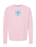 U.S. Coast Guard Fleece Crewneck Sweatshirt (Light Pink)