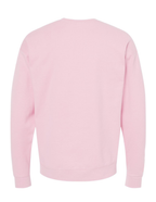 U.S. Coast Guard Fleece Crewneck Sweatshirt (Light Pink)