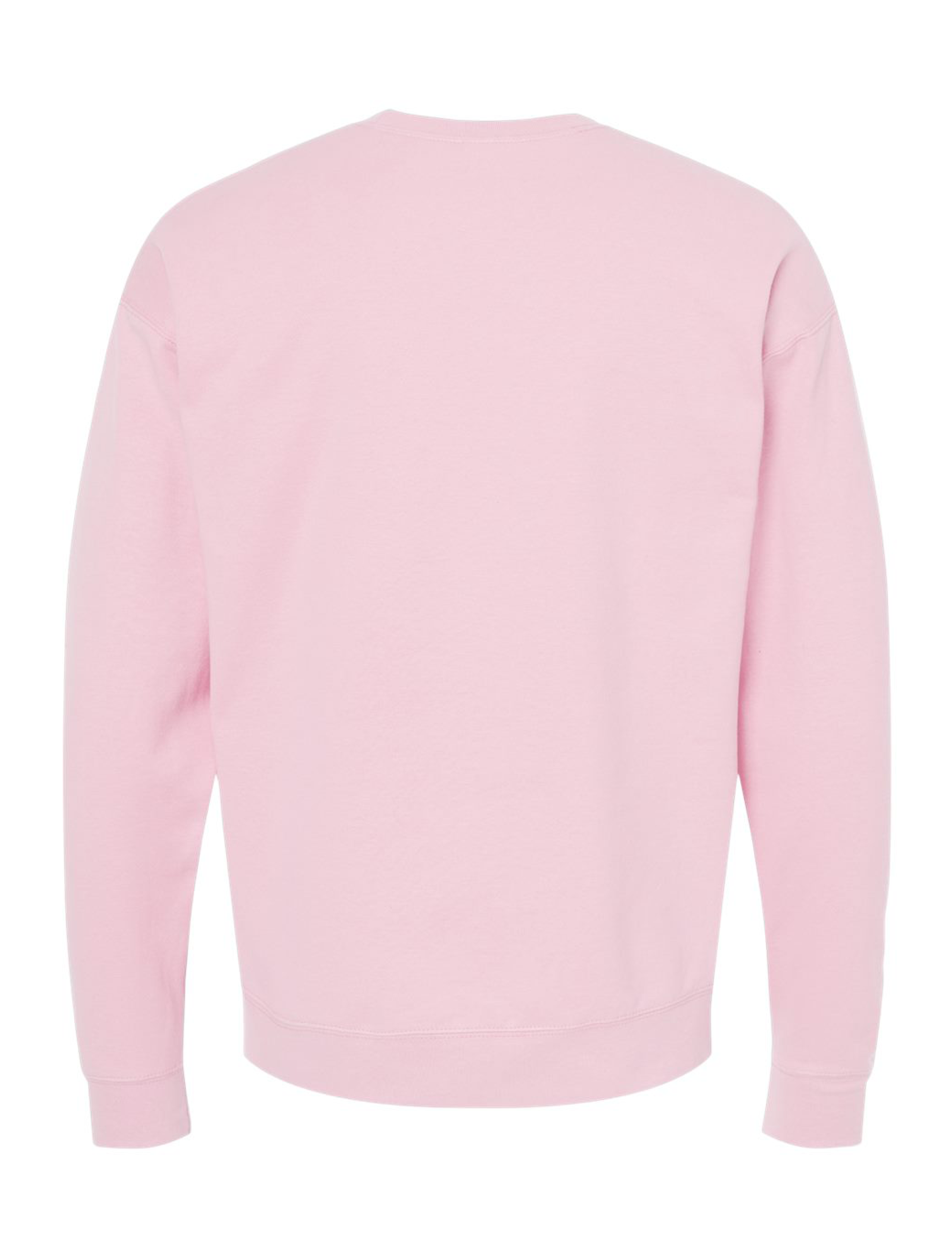 U.S. Coast Guard Fleece Crewneck Sweatshirt (Light Pink)