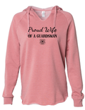 Proud Wife of a Guardsman Coast Guard Hoodie (Dusty Rose)
