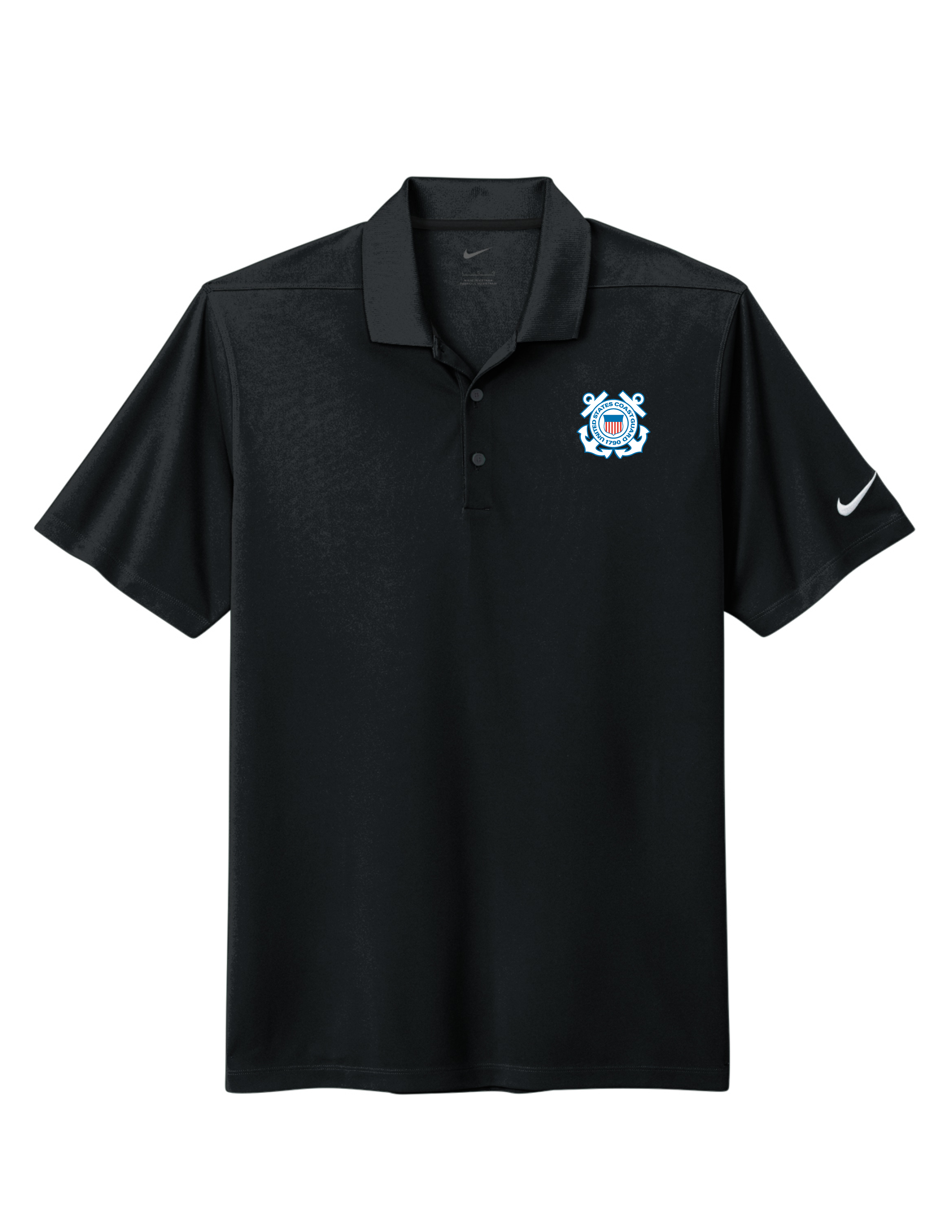 Coast Guard Nike Polo (Black)