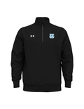 Coast Guard Under Armour Rival Fleece Quarter-Zip Pullover (Black)