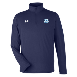 U.S. Coast Guard Under Armour Performance Quarter Zip Pullover (Midnight Navy)