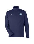 Coast Guard Under Armour Performance Quarter Zip Pullover (Midnight Navy)