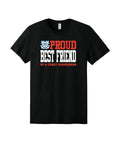 Proud Best Friend of a Coast Guardsman Graphic Tee - Black