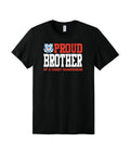 Proud Brother of a Coast Guardsman Graphic Tee - Black