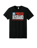 Proud Husband of a Coast Guardsman Graphic Tee - Black