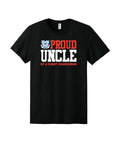 Proud Uncle of a Coast Guardsman Graphic Tee - Black