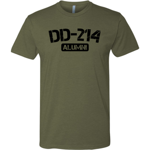 DD-214 Alumni T-Shirt (Military Green)