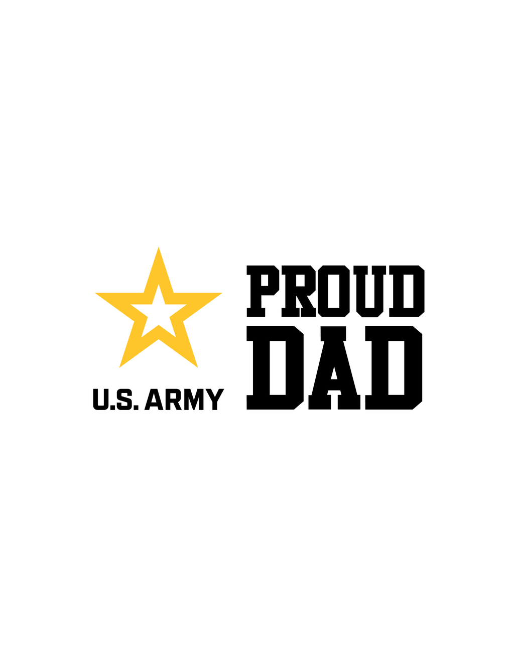 Army Dad Vinyl Decal