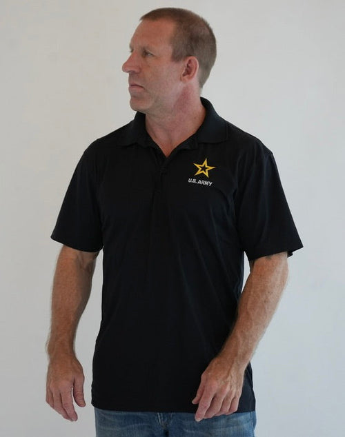 U.S. Army Polo (Black)