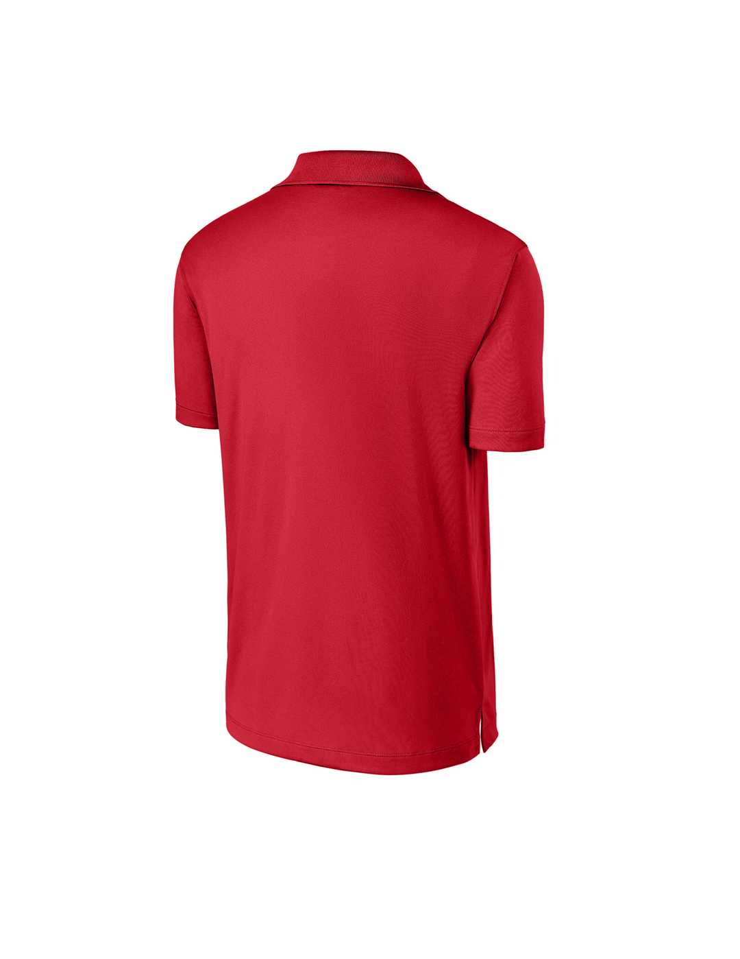 Embroidered American Flag Performance Polo (Red)
