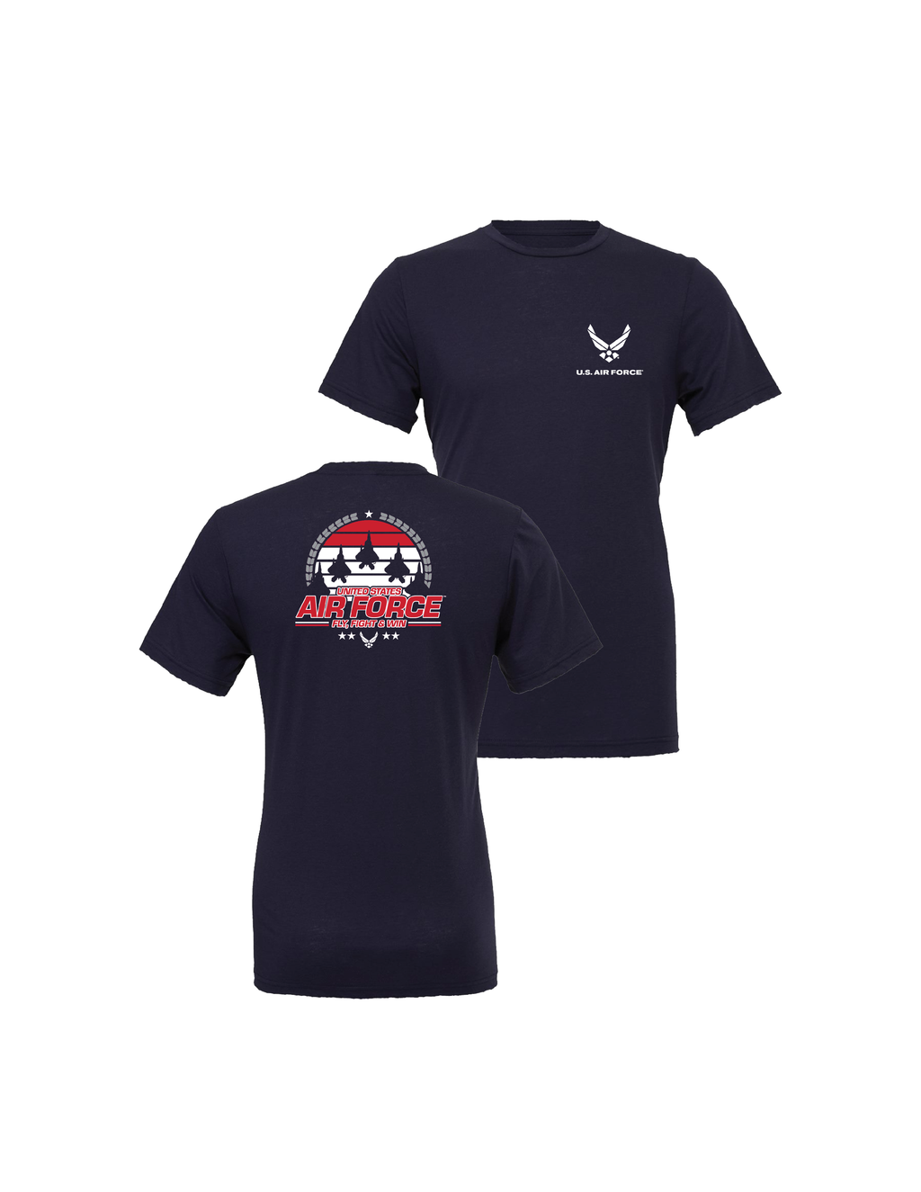 U.S. Air Force Fly, Flight, Win T-Shirt (Navy)