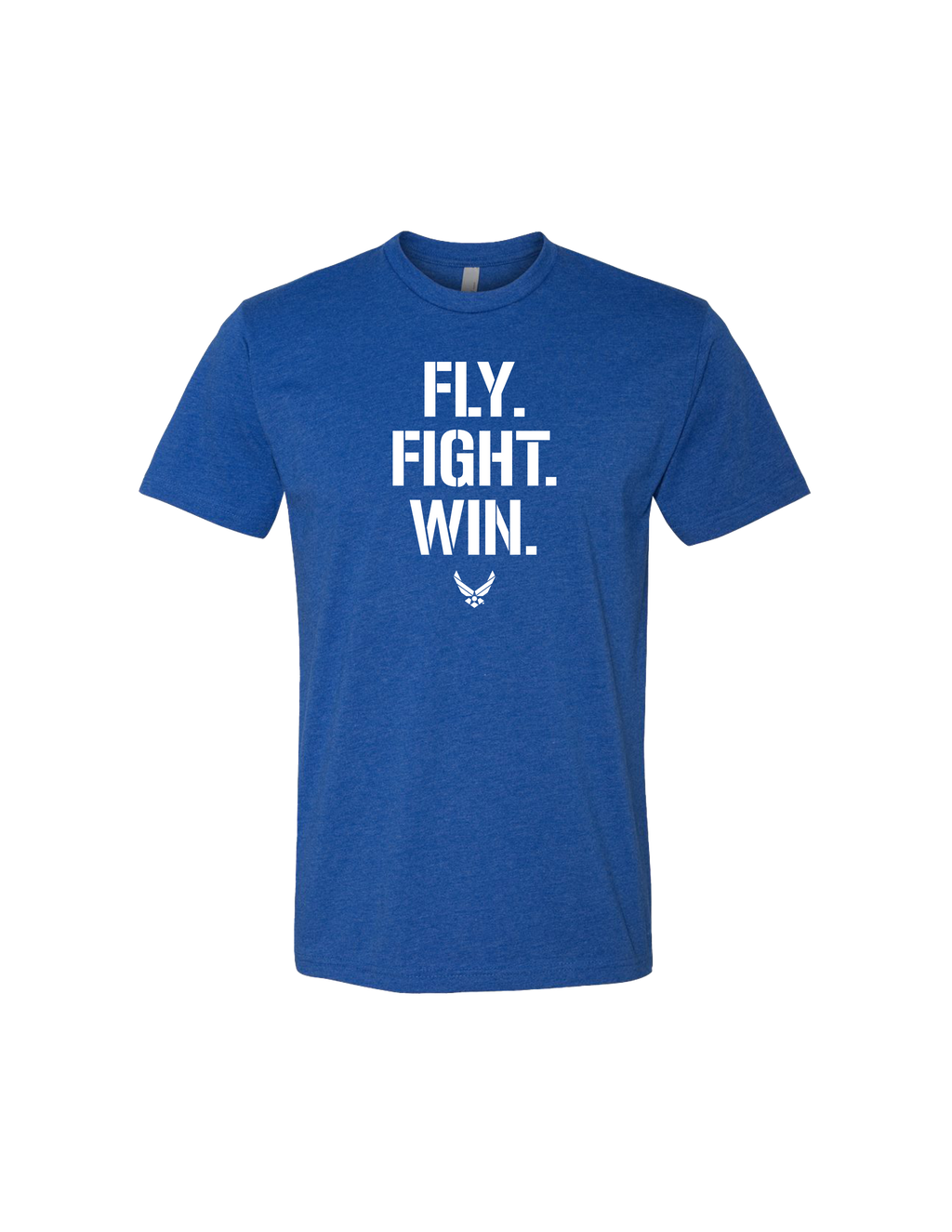 U.S. Air Force Fly Fight Win Graphic T-Shirt (Royal Blue)
