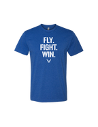 U.S. Air Force Fly Fight Win Graphic T-Shirt (Royal Blue)