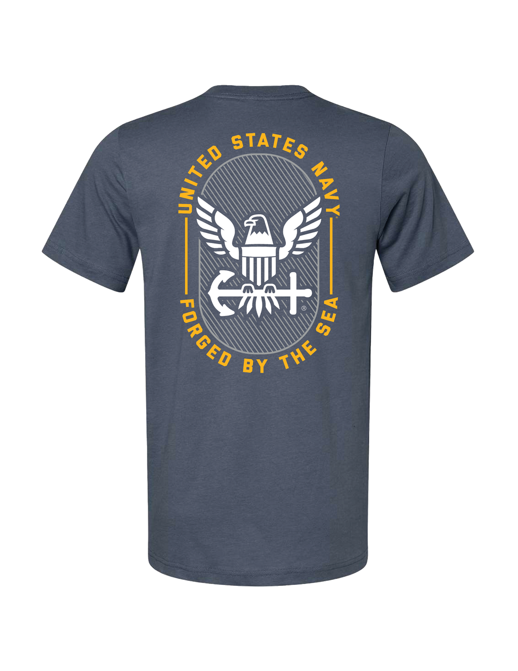 Navy Forged By The Sea T-Shirt (Vintage Navy)