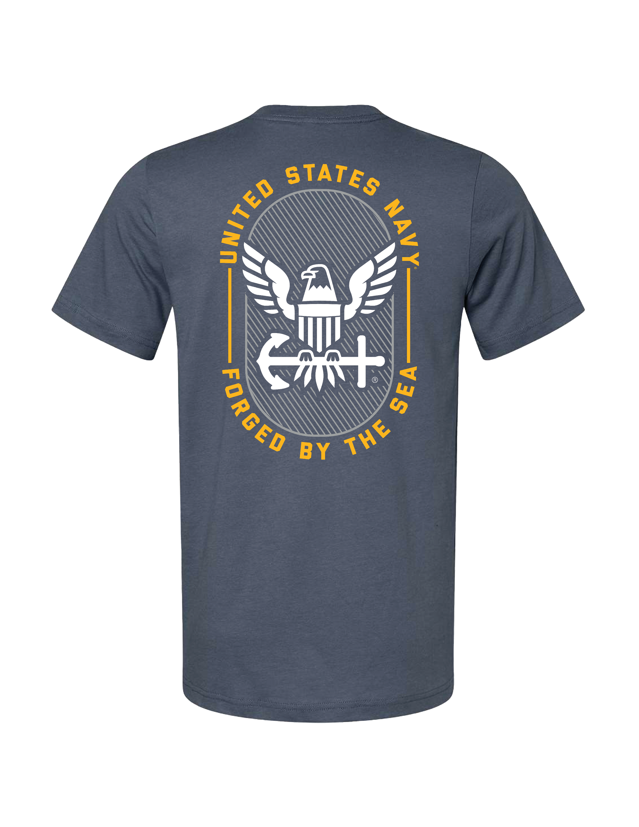 Navy Forged By The Sea T-Shirt (Vintage Navy)