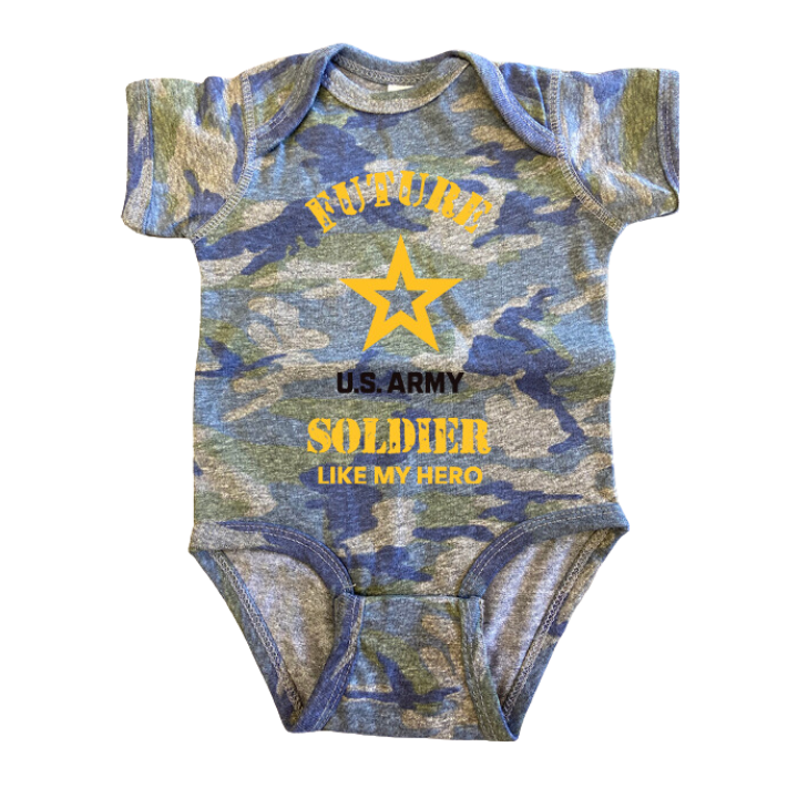 Future U.S. Army Soldier Youth Onesie (Camo)