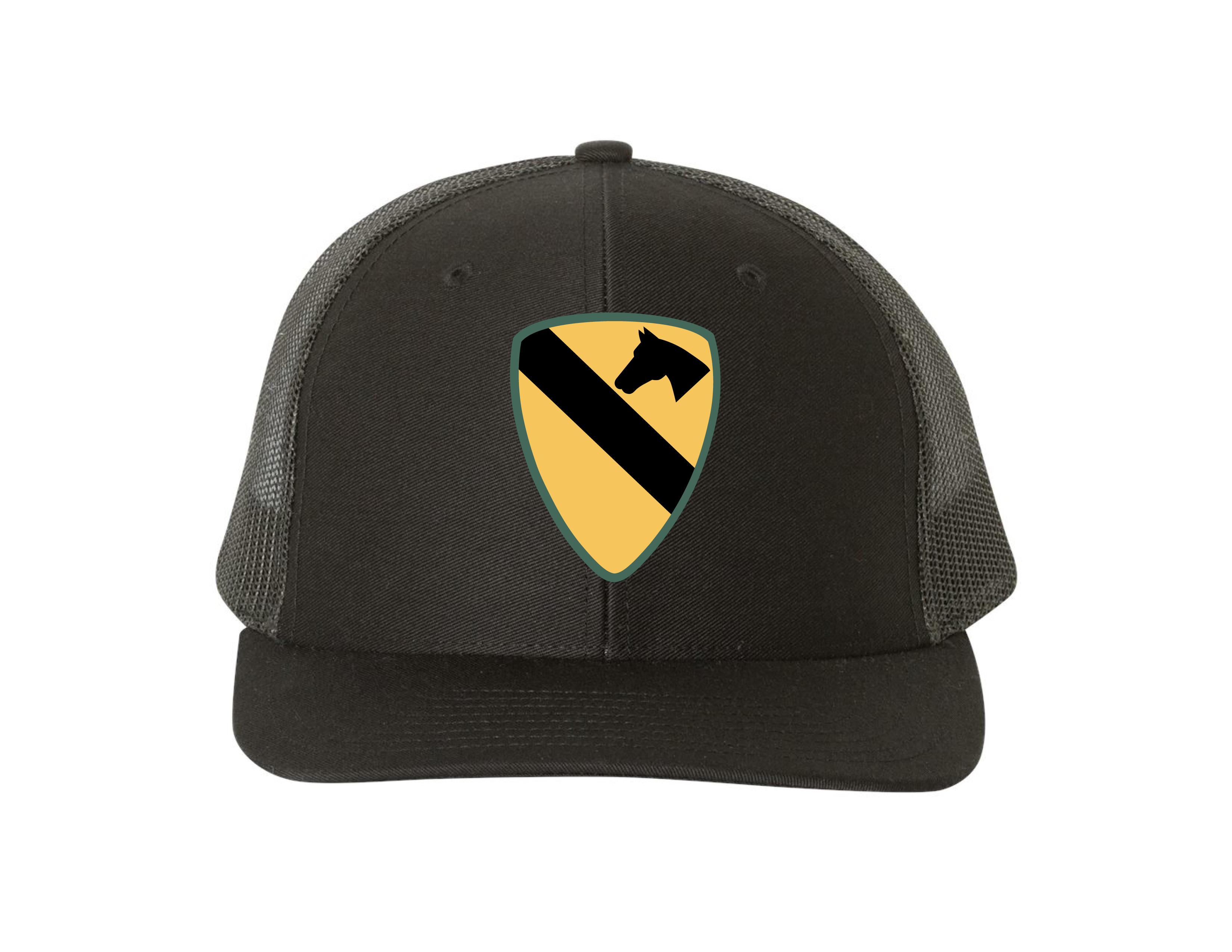 1st Cavalry Richardson 112 Trucker Hat - Black