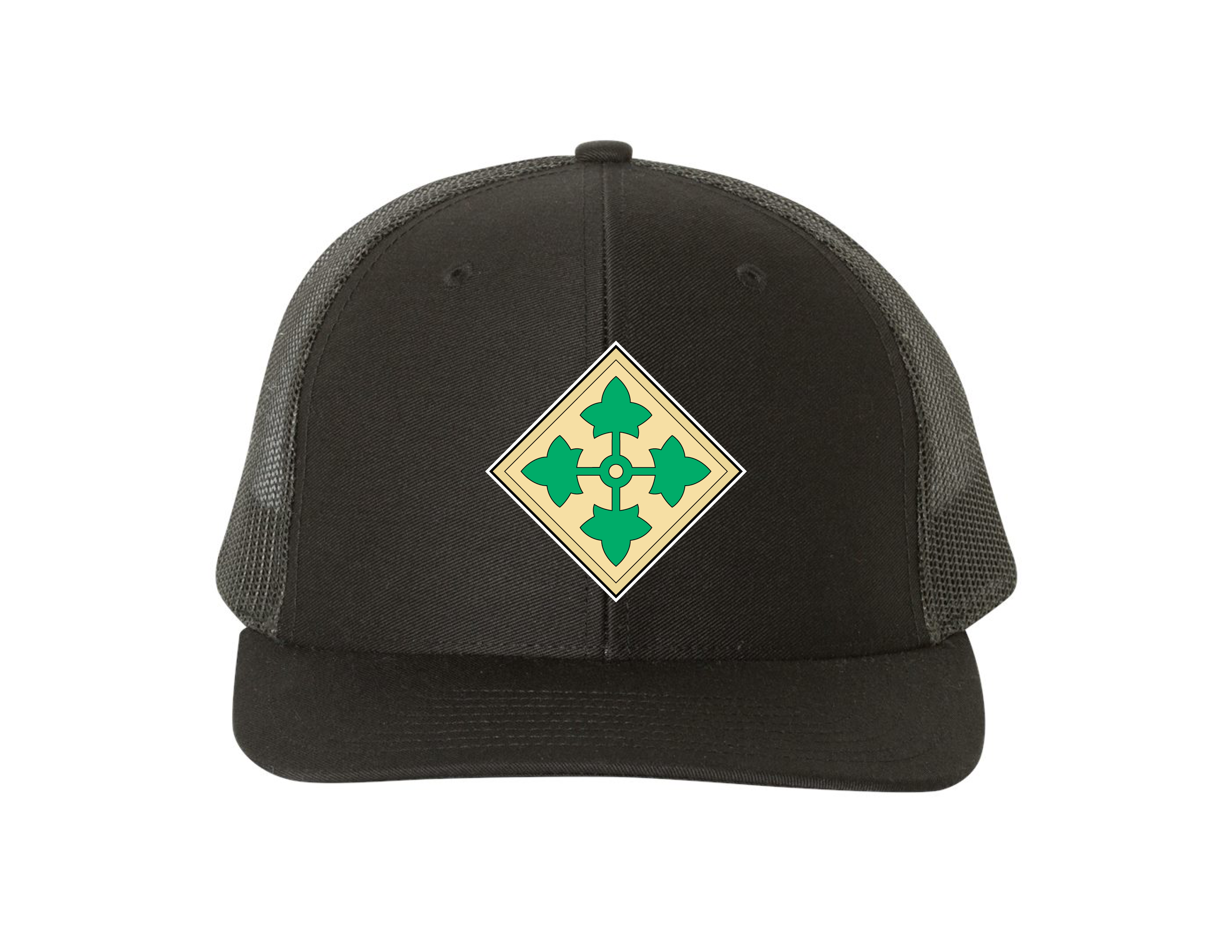 4th Infantry Richardson 112 Trucker Hat - Black