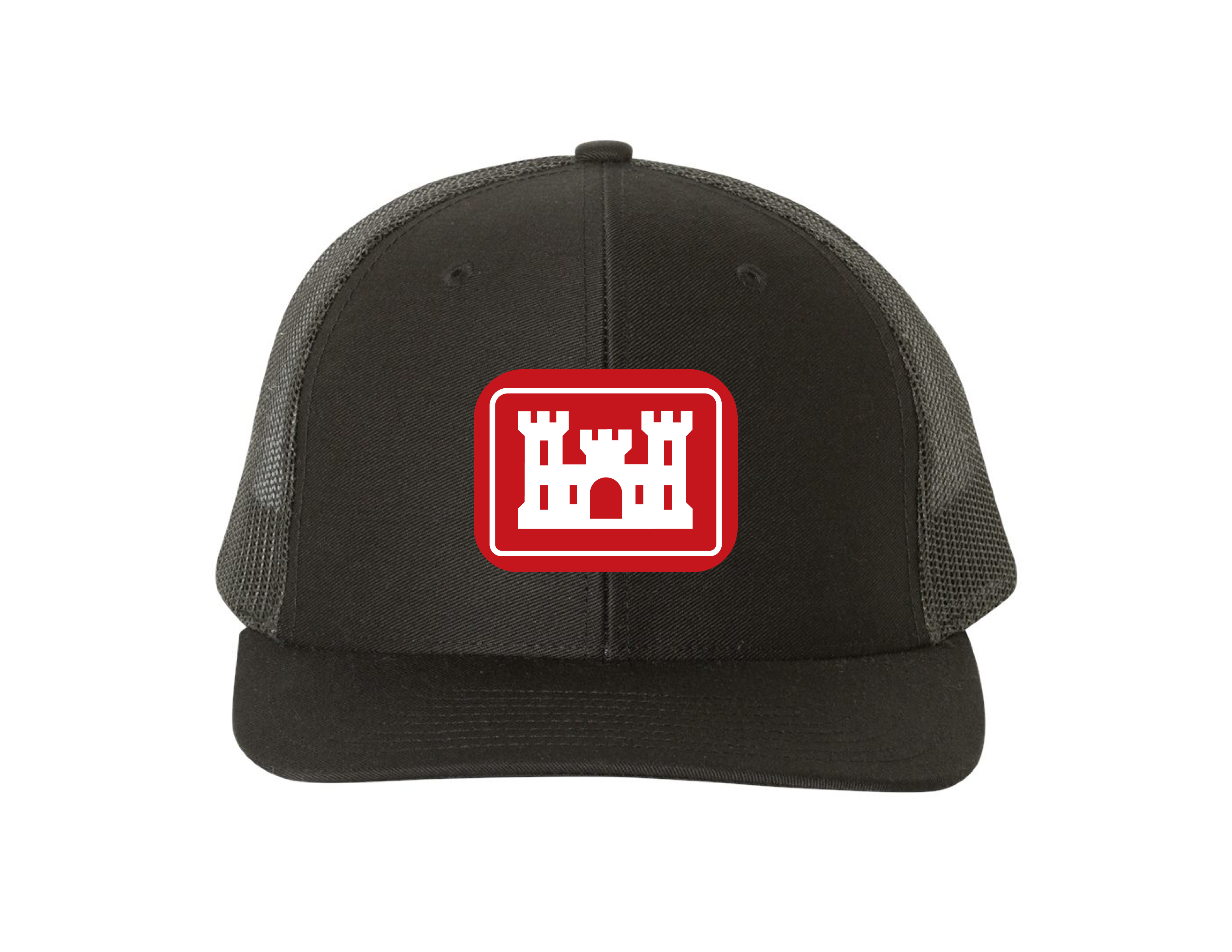 Corps of Engineers Richardson 112 Trucker Hat - Black