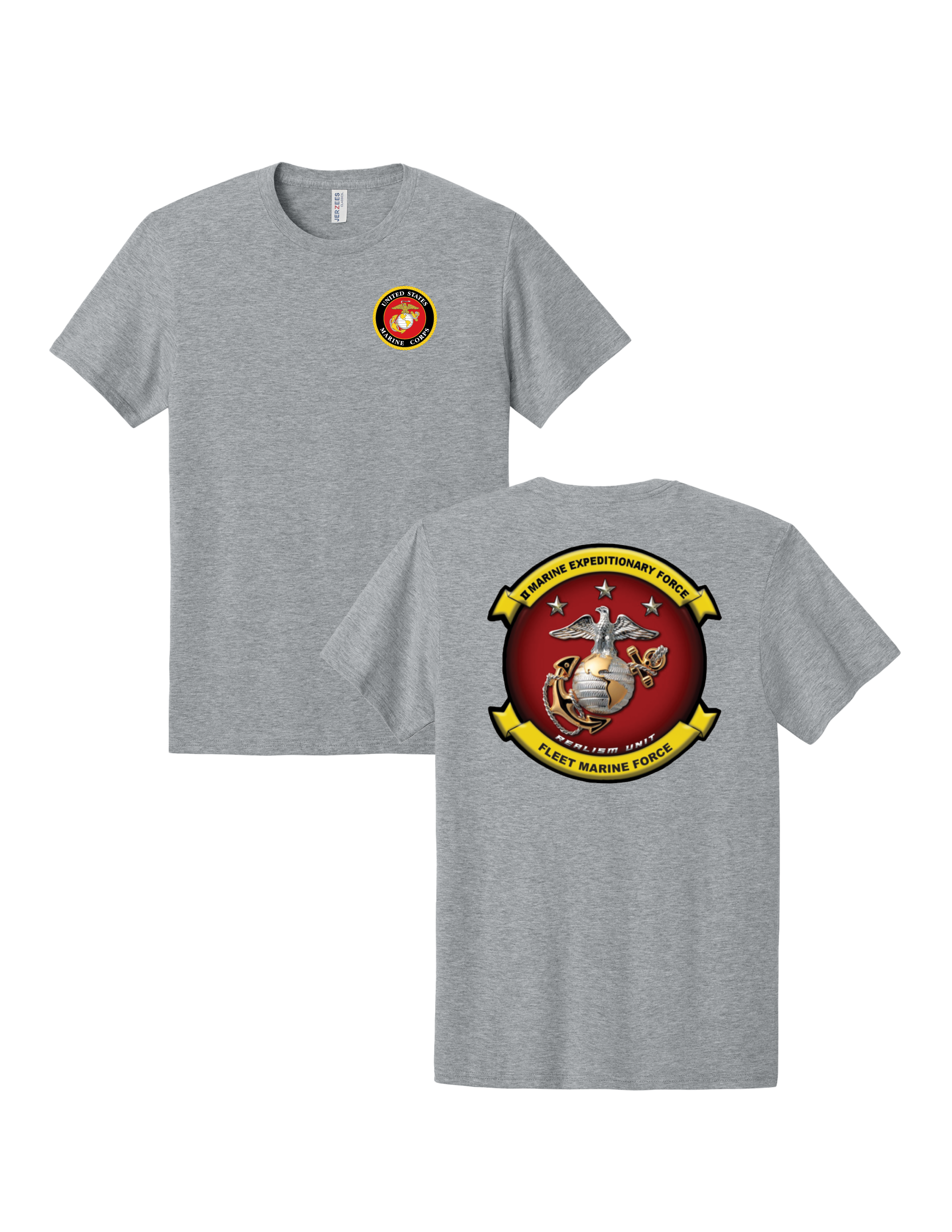 United States Marine Corps II Marine Expeditionary Force T-Shirt - Athletic Heather