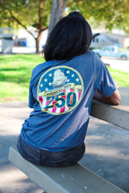 Navy 250th Birthday T-Shirt (Heather Navy)