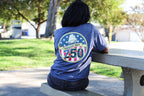 Navy 250th Birthday T-Shirt (Heather Navy)